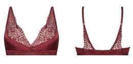 Hunkemoller NOIR biustonosz usztywniany bordo biustonosz S 36
