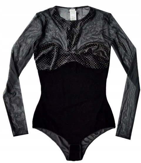 NOWY Intimissimi TEZENIS atłasowe czarne body S NOWY Intimissimi TEZENIS atłasowe czarne body S