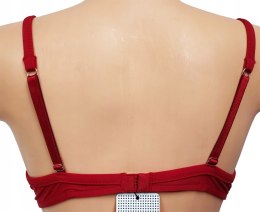 NOWY TEZENIS czerwony push-up biustonosz 70B