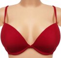 NOWY TEZENIS czerwony push-up biustonosz 70B