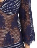 NOWE LEPEL narzutka koronkowa niebieska m/L NOWE LEPEL narzutka koronkowa niebieska m/L