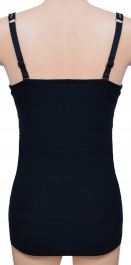 NOWE INTIMISSIMI czarny top/gorset kratka 75B