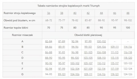 NOWY TRIUMPH bikini strój kąpielowy tulum 42C XL NOWY TRIUMPH bikini strój kąpielowy tulum 42C XL