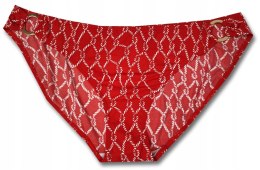 NOWE NEXT czerwone wzory DÓŁ bikini 50