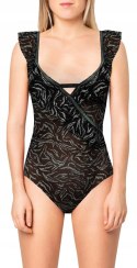 NOWY Intimissimi TEZENIS brokatowe czarne body S NOWY Intimissimi TEZENIS brokatowe czarne body S