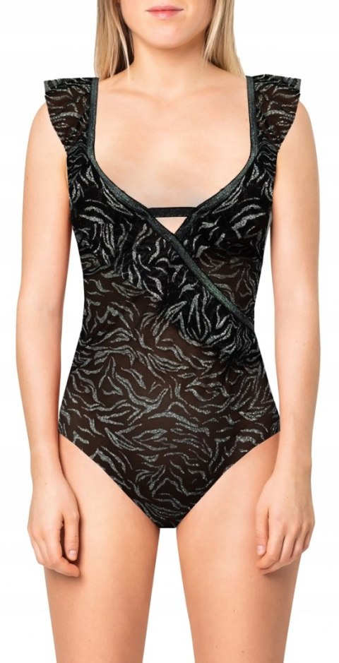 NOWY Intimissimi TEZENIS brokatowe czarne body S NOWY Intimissimi TEZENIS brokatowe czarne body S