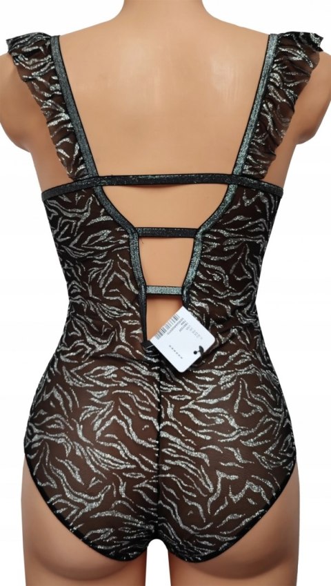 NOWY Intimissimi TEZENIS brokatowe czarne body S NOWY Intimissimi TEZENIS brokatowe czarne body S