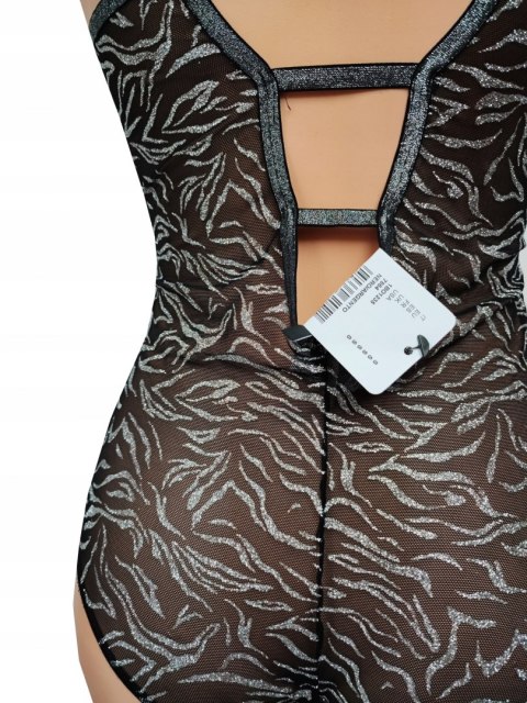 NOWY Intimissimi TEZENIS brokatowe czarne body S NOWY Intimissimi TEZENIS brokatowe czarne body S