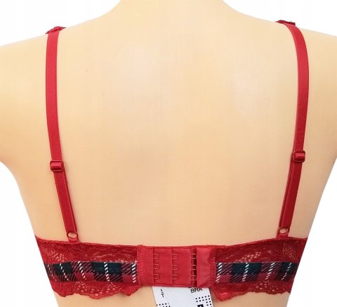 NOWY TEZENIS czerwony miękki biustonosz 70B NOWY TEZENIS czerwony miękki biustonosz 70B