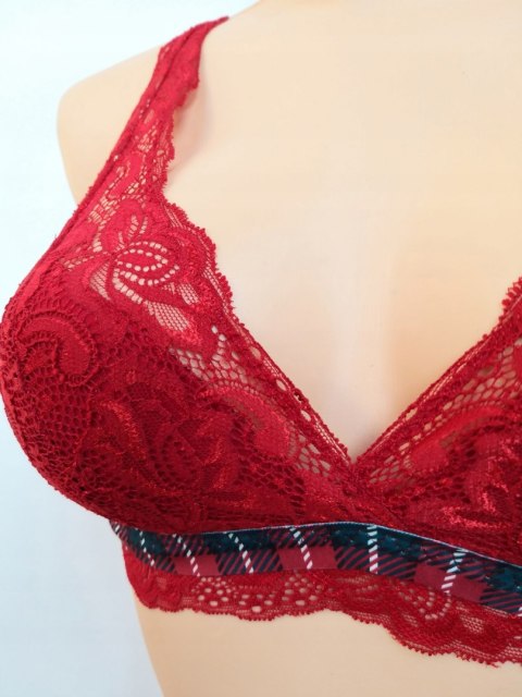 NOWY TEZENIS czerwony miękki biustonosz 70B NOWY TEZENIS czerwony miękki biustonosz 70B