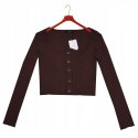 NOWY BERSHKA sweter bluzka brązowy etno L 40 NOWY BERSHKA sweter bluzka brązowy etno L 40