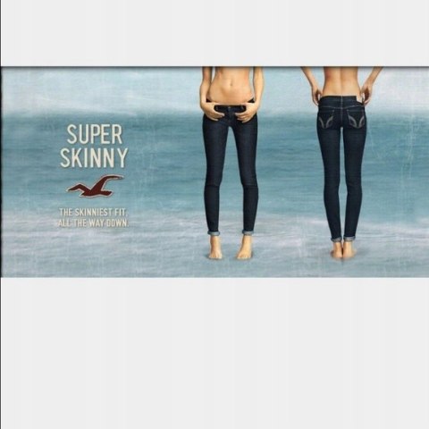 NOWE HOLLISTER super skinny jeans denim 24/33 NOWE HOLLISTER super skinny jeans denim 24/33