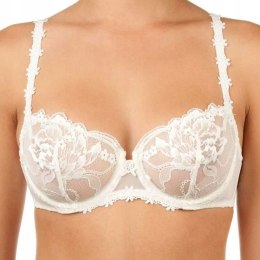 NOWY SIMONE PERELE kremowy koronka biustonosz 65D