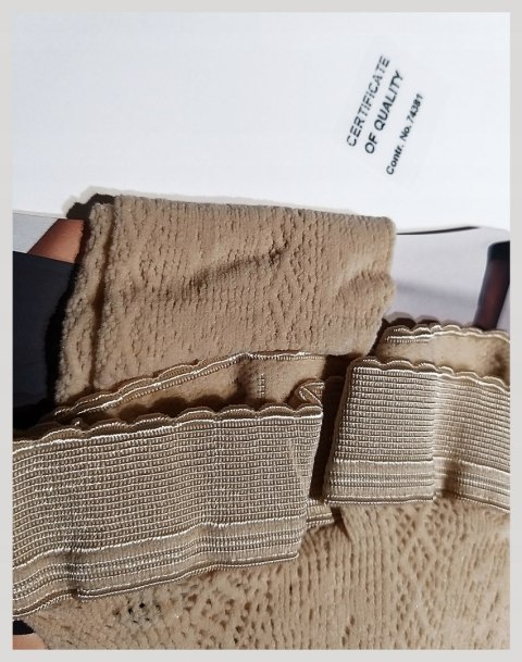 NOWE WOLFORD Nancy beżowe rajstopy ażur M 42/44 NOWE WOLFORD Nancy beżowe rajstopy ażur M 42/44