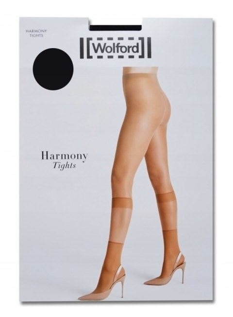 NOWE WOLFORD harmony czarny rajstopy M 42/44