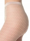 NOWE WOLFORD pudrowe kabaretki rajstopy XS 34/36