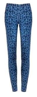 NOWE Calzedonia tregginsy jeans panterka S