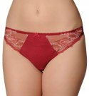 NOWE Fantasie angielskie figi stringi bordo M