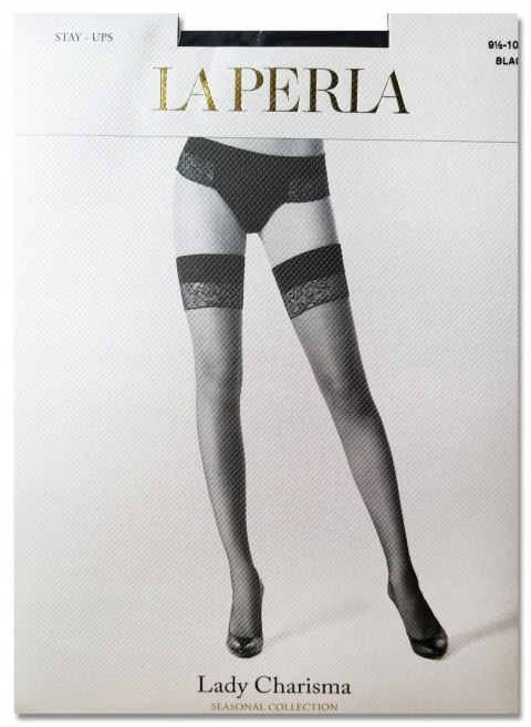 NOWE LA PERLA Lady Charisma czarne pończochy S NOWE LA PERLA Lady Charisma czarne pończochy S