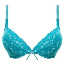 NOWY LEPEL turkusowy koronka stanik 75DD NOWY LEPEL turkusowy koronka stanik 75DD