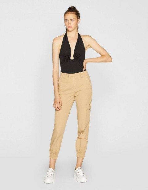 NOWY STRADIVARIUS czarne body dekolt L 40 NOWY STRADIVARIUS czarne body dekolt L 40