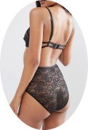 NOWY angielskie koronkowe sexy czarne body 70B