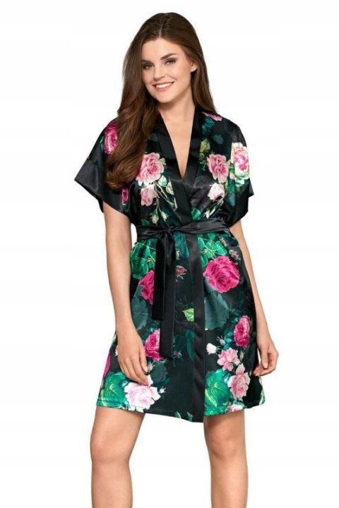 NOWY Babella Szlafrok Rose zielony L NOWY Babella Szlafrok Rose zielony L
