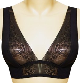 NOWY Tezenis miękki czarny biustonosz 75B