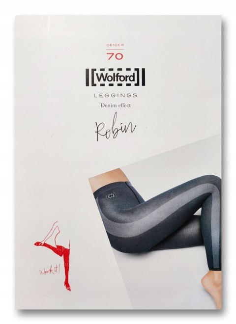 NOWE WOLFORD Robin getry legginsy 70den medium