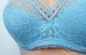 NOWY TEZENIS niebieski koronkowy biustonosz 70B NOWY TEZENIS niebieski koronkowy biustonosz 70B