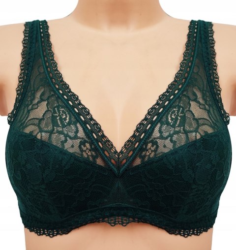 NOWY TEZENIS zielony koronkowy biustonosz 70B NOWY TEZENIS zielony koronkowy biustonosz 70B