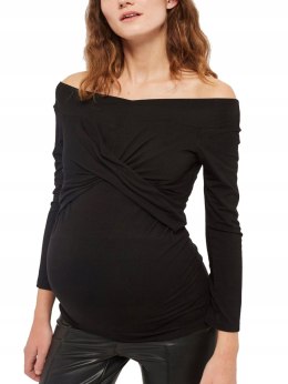 NOWY TOP SHOP czarna bluzka ciążowa XL 42