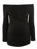 NOWY TOP SHOP czarna bluzka ciążowa S 36 NOWY TOP SHOP czarna bluzka ciążowa S 36