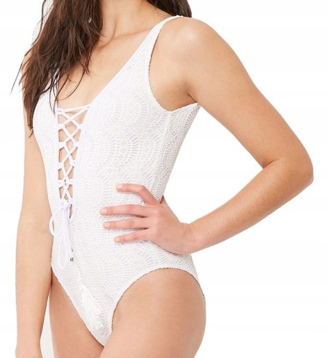 NOWY Missguided biały dekolt kostium strój / L 40 NOWY Missguided biały dekolt kostium strój / L 40
