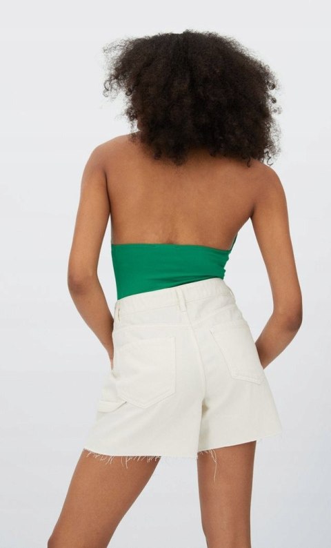 NOWE STRADIVARIUS body zielone bodysuit M/L NOWE STRADIVARIUS body zielone bodysuit M/L