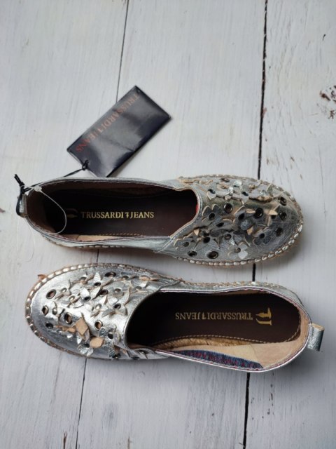 NOWE TRUSSARDI JEANS buty espadryle 36 (35) NOWE TRUSSARDI JEANS buty espadryle 36 (35)