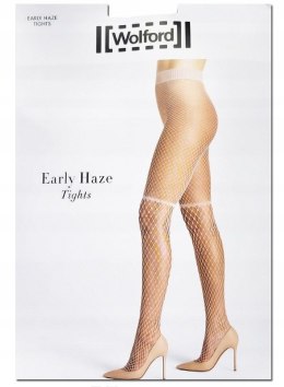 NOWE WOLFORD early haze rajstopy pudrowe XS 34/36