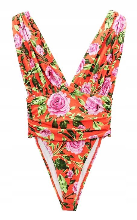 NOWE ZARA body kwiatowe bodysuit S NOWE ZARA body kwiatowe bodysuit S