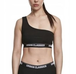 NOWY Urban Classics czarny miękki stanik XS