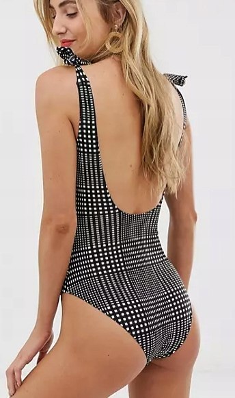 NOWY VERO MODA kratka kostium strój kąpielowy S 36 NOWY VERO MODA kratka kostium strój kąpielowy S 36