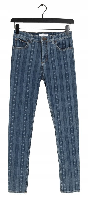 NOWE SANDRO Star Print Skinny jeansy 26 NOWE SANDRO Star Print Skinny jeansy 26