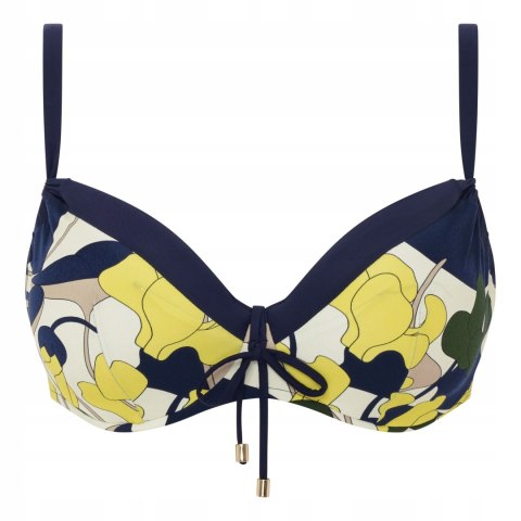 NOWY Chantelle kolorowa miękka Góra Bikini 80G NOWY Chantelle kolorowa miękka Góra Bikini 80G