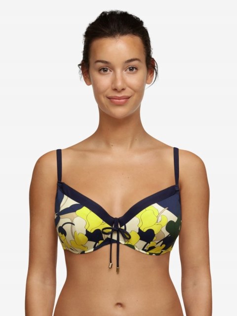 NOWY Chantelle kolorowa miękka Góra Bikini 80G NOWY Chantelle kolorowa miękka Góra Bikini 80G