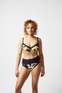 NOWY Chantelle kolorowa miękka Góra Bikini 80G NOWY Chantelle kolorowa miękka Góra Bikini 80G