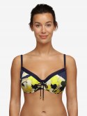 NOWY Chantelle kolorowa miękka Góra Bikini 80G NOWY Chantelle kolorowa miękka Góra Bikini 80G