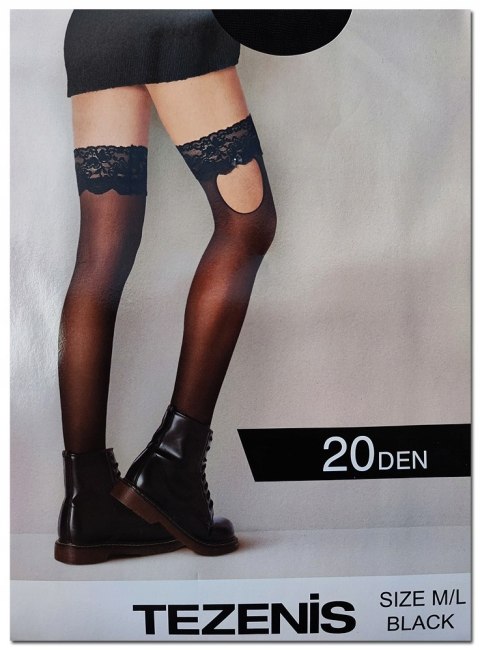 NOWE TEZENIS pończochy calzedonia czarne M/L