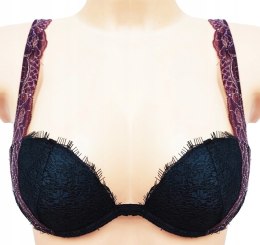 NOWY INTIMISSIMI czarny koronka biustonosz 75B