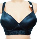 NOWY TEZENIS czarny usztywniany biustonosz 80B