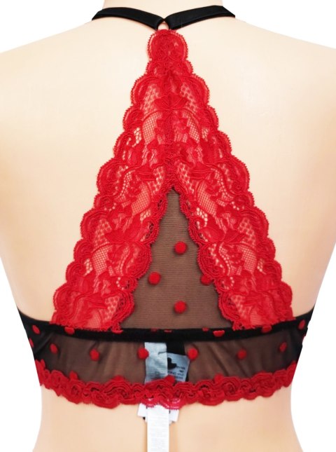Biustonosz INTIMISSIMI czarny groszki stanik 80B NOWY Biustonosz INTIMISSIMI czarny groszki stanik 80B NOWY