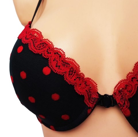 Biustonosz INTIMISSIMI czarny groszki stanik 80B NOWY Biustonosz INTIMISSIMI czarny groszki stanik 80B NOWY